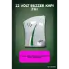 12 Volt Buzzer Sesli Kapı Zili Bx40 Tekli Paket - Düşük Voltajlı Kapı Zili BX-313579
