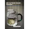 Kulplu 1800 ml Cam Sürahi Ve 350 ml 4 Bardak Seti - 5 Parça Şeffaf BX-313586