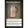 Kulplu 1800 ml Cam Sürahi Ve 350 ml 4 Bardak Seti - 5 Parça Şeffaf BX-313586
