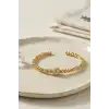 Pirinç Zirkon Taşlı Kadın Bileklik - Dorika Model Rengi Tekli Paket BX-313591