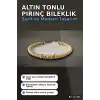 Pirinç Ton Dorika Model Kadın Bileklik - Tekli Paket Takı Aksesuar BX-313595