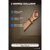 3.5 Cm Kalın Pirinç Vintage Kelepçe Bilezik - Rengi Tekli Bayan Takı BX-313596