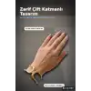 Vintage Manşet Kesim Pirinç Bilezik - Tekli Paket, Kadın Takı Aksesuarı BX-313599