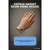 Vintage Manşet Kesim Pirinç Bilezik - Tekli Paket, Kadın Takı Aksesuarı BX-313599