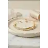 Pirinç Dorikali Zirkon Taşlı Kadın Bileklik - 1 Adet Tonu Takı Aksesuarı BX-313604