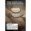 Pirinç Zirkon Taşlı Yıldız Desen Gold Renk Bileklik - 1 Adet Bayan Takı BX-313606