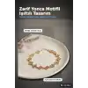Pirinç Yonca Desenli Zirkon Taşlı Kadın Bileklik - Tekli Paket, Rengi Zarif Aksesuar BX-313612