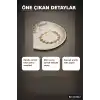 Pirinç Yonca Desenli Zirkon Taşlı Kadın Bileklik - Tekli Paket, Rengi Zarif Aksesuar BX-313612