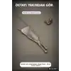 Zirkon Taşlı Yıldız Model Pirinç Kolye - 45 cm Zincir Uzunluğu, Kadın İçin BX-313627
