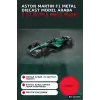 1:32 Aston Martin F1 Metal Diecast Model Araba - Çek Bırak Oyuncak, Koleksiyon BX-313638