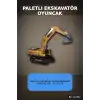 Paletli 14 cm Metal Uçlu Ekskavatör Oyuncak Seti - 3+ Yaş Kepçe Kolu Hareketli BX-313642