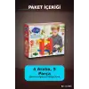 5 Parçalı Ahşap Yarış Arabası Rampa Seti - 4 Araçlı, 3 Yaş Üzeri Çocuk Gelişimi BX-313648