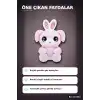 Parlak Gozlu Paskalya Pelus Oyuncak - 1 Adet Kucuk Kulahli Tavsan Hediyelik BX-313655