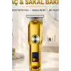 T Bıçaklı Saç Sakal Kesme Makinesi 120 Dakika Kullanım 3 Tarak USB Şarjlı Profesyonel BX-313662