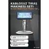 Turbo Hızlı 600 mAh Lityum Pil Saç Sakal Tıraş Makinesi - 3 Taraklı Kablosuz BX-313688