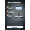 Turbo Hızlı 600 mAh Lityum Pil Saç Sakal Tıraş Makinesi - 3 Taraklı Kablosuz BX-313688