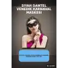 Dantel İşlemeli Siyah Venedik Karnaval Maskesi 10x23 Cm Yetişkin Balo Aksesuarı BX-313699