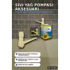 Vakumlu Çift Çekvalfli 30 Cm Sıvı Yağ Pompası - Mutfak Şişe Pompa Aksesuarı BX-313491