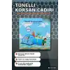 Tünelli Korsan Oyun Çadırı 33x25x40 cm Çocuk Bahçe Ve Dış Mekan Hediyesi BX-313531