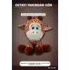Yumuşak Peluş Zürafa Oyuncak 35 cm Oturur Pozisyon - Çocuk Uyku ve Oyun Arkadaşı BX-313541