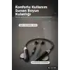Mikrofonlu 10 Saat Kullanımlı Boyun Tipi Bluetooth Kulaklık Ofis Seyahat BX-313565