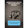 Mikrofonlu 10 Saat Kullanımlı Boyun Tipi Bluetooth Kulaklık Ofis Seyahat BX-313565