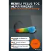 Yumuşak Lifli Peluş Toz Alma Fırçası - Renkli Püsküllü 1 Adet Ev Temizlik Aparatı BX-313585