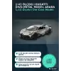1:43 Ölçekli Bugatti Divo Lisanslı Metal Model Araba - Çek Bırak Oyuncak BX-313637