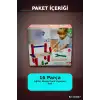 16 Parça Renkli Ahşap Tamir Seti Kutusu 31.5x14x29 cm Çocuk Eğitici Oyuncak BX-313647