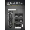 LCD Ekranlı 1800 mAh Şarjlı Saç Kesme Makinesi USB Şarjlı 4 Taraklı Tıraş Makinesi Seti BX-313658