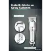 3 Kademeli Tıraş Makinesi Paslanmaz Çelik Bıçaklı 2 Saat Kullanım USB Şarjlı BX-313689
