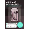 4 Parcali Hassas Kas Bakim Seti Cimbiz Makas Sekillendirme Bicagi Ve Tarak Fircasi BX-313495