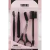 4 Parcali Hassas Kas Bakim Seti Cimbiz Makas Sekillendirme Bicagi Ve Tarak Fircasi BX-313495