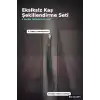 4 Parcali Hassas Kas Bakim Seti Cimbiz Makas Sekillendirme Bicagi Ve Tarak Fircasi BX-313495