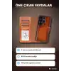 Hakiki Deri Manyetik Cüzdan Kılıf Samsung S26 Ultra Uyumlu RFID Korumalı BX-313511