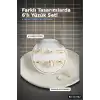 Parlak Pirinç 6 Parça Yüzük Seti, 7-8 Numara Bijuteri Aksesuar Hediyelik BX-313702