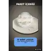 Parlak Pirinç 6 Parça Yüzük Seti, 7-8 Numara Bijuteri Aksesuar Hediyelik BX-313702