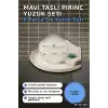 Mavi Taşlı Pirinç 6 Parça Yüzük Seti - 7-8 Numara Gümüş Renk Bijuteri Aksesuar BX-313709