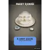 Pirinç Güneş Desenli 6 Adet Yüzük Seti - 7-8 Numara Bayan Takı Hediyelik BX-313716