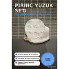 Pirinç 6 Parça Yüzük Seti - Vintage Gümüş Tonlu, 7-8 Numara, Kadın Bijuteri Aksesuar BX-313719