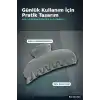 Plastik Oval Mandal Saç Tokası 8 Cm Sert Malzeme 1 Adet Asorti Renk Kullanım BX-313723