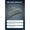 Plastik Oval Mandal Saç Tokası 8 Cm Sert Malzeme 1 Adet Asorti Renk Kullanım BX-313723