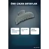 Plastik Oval Mandal Saç Tokası 8 Cm Sert Malzeme 1 Adet Asorti Renk Kullanım BX-313723