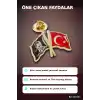 2 cm Metal Atatürk Ay Yıldız Yaka Rozeti - Tekli Paket, Günlük Kullanıma Uygun BX-313731