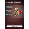 2 cm Metal Atatürk Ay Yıldız Yaka Rozeti - Tekli Paket, Günlük Kullanıma Uygun BX-313731