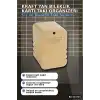 100 Adet Kraft Yan Bileklik Kartı - 7.5x10 cm Toka Boyu, Takı Organizeri BX-313745