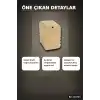 100 Adet Kraft Yan Bileklik Kartı - 7.5x10 cm Toka Boyu, Takı Organizeri BX-313745