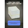 Dikdörtgen Takı Küpe Kartı 5x6 Cm 100 Adet Balya Paket Sert Karton BX-313747