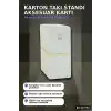 Karton Takı Standı 5.5x12 cm 200 Adet Renk Aksesuar Sergileme Kartı BX-313752