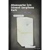 Karton Takı Standı 5.5x12 cm 200 Adet Renk Aksesuar Sergileme Kartı BX-313752